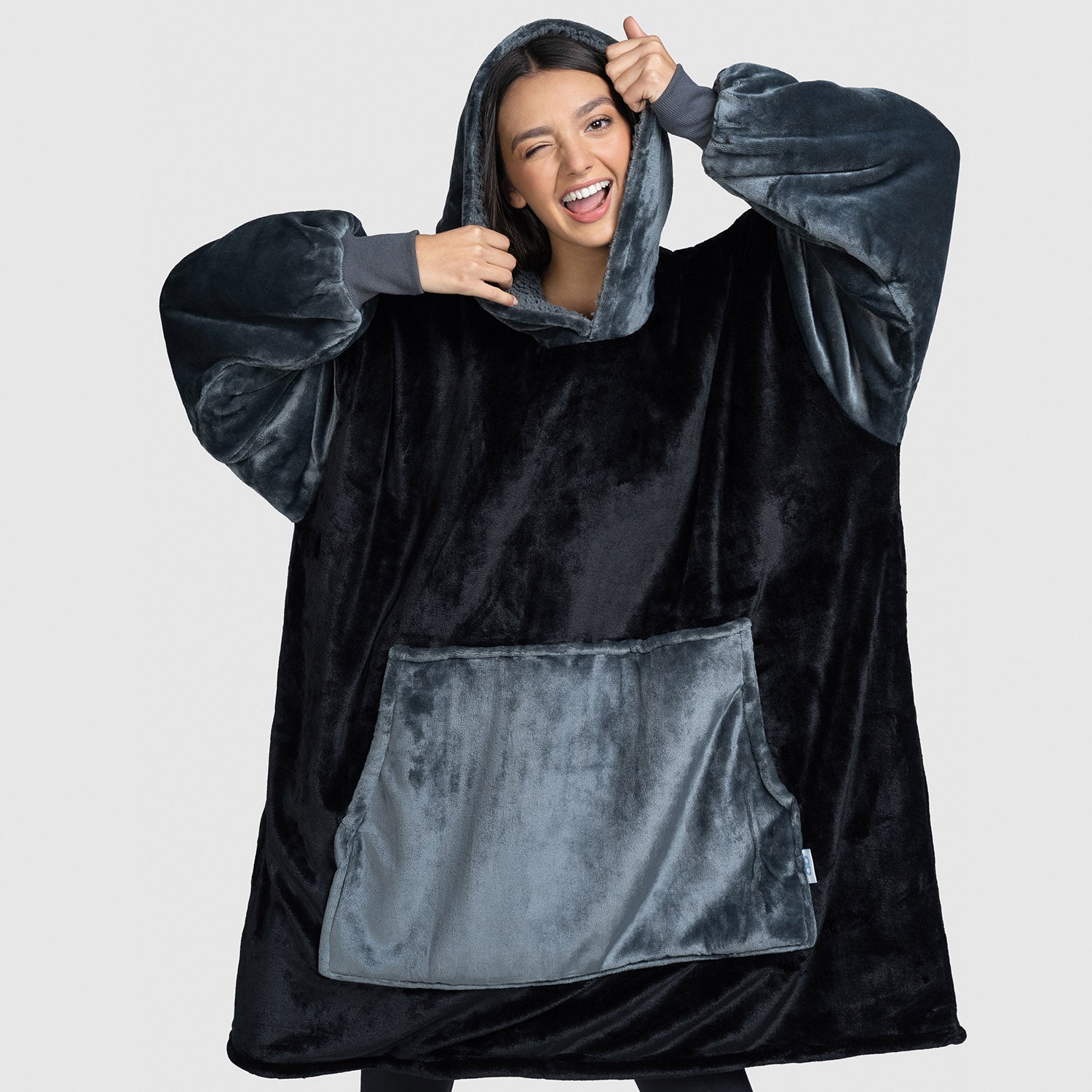 Splice Black Grey Oodie™ Original – The Oodie Canada