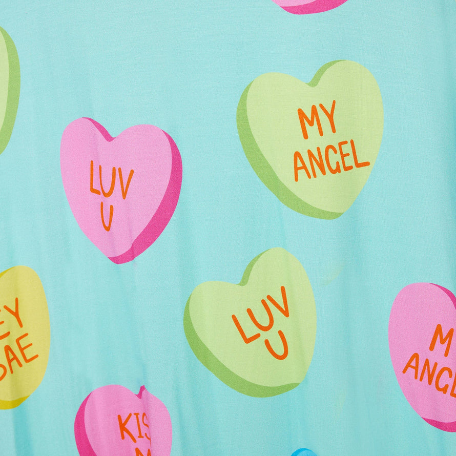 Love Heart Candies Oodie Sleep Tee