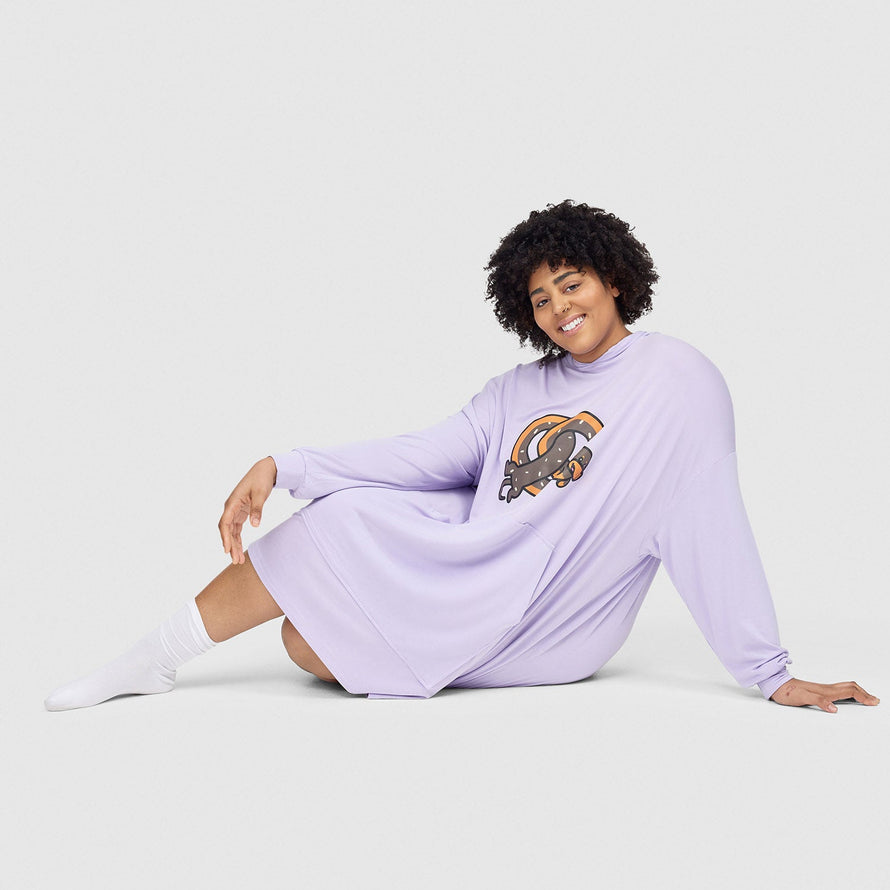 Dachshund Long Sleeve Oodie Sleep Tee