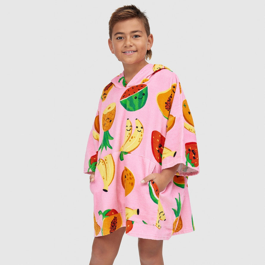 Fruit Faces Kids Beach Oodie