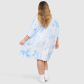 Blue Tie-Dye Oodie Sleep Tee