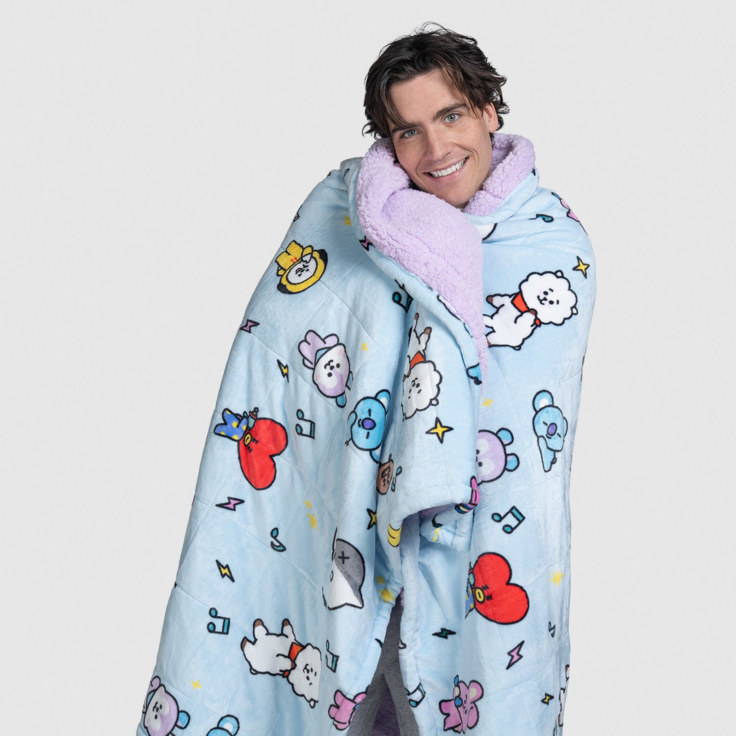 BT21 Group Sherpa Blanket Licensed – The Oodie Canada