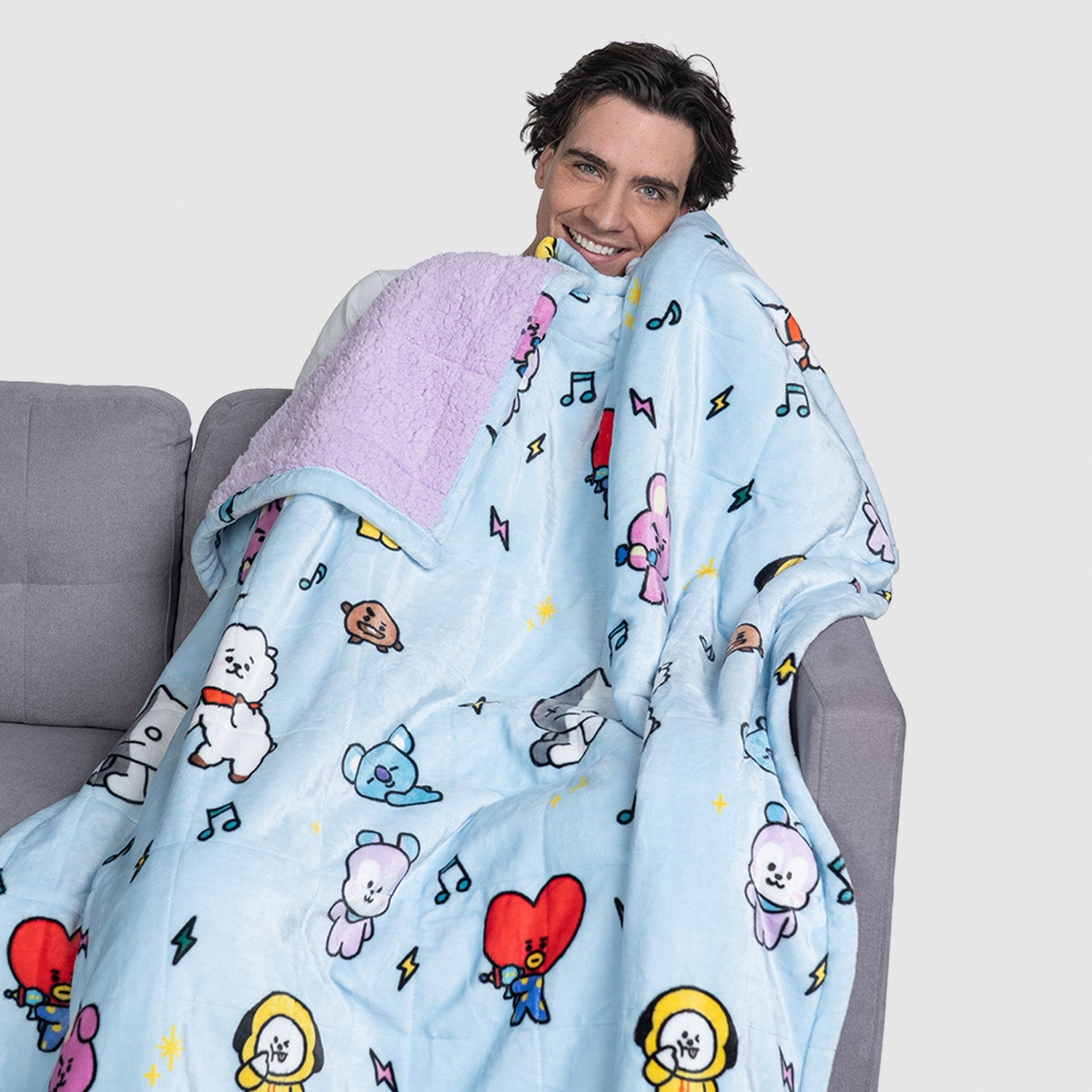 BT21 Group Sherpa Blanket Licensed – The Oodie Canada