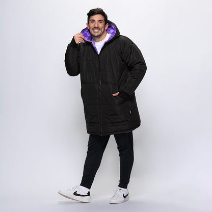 Black/Lilac Checker Print