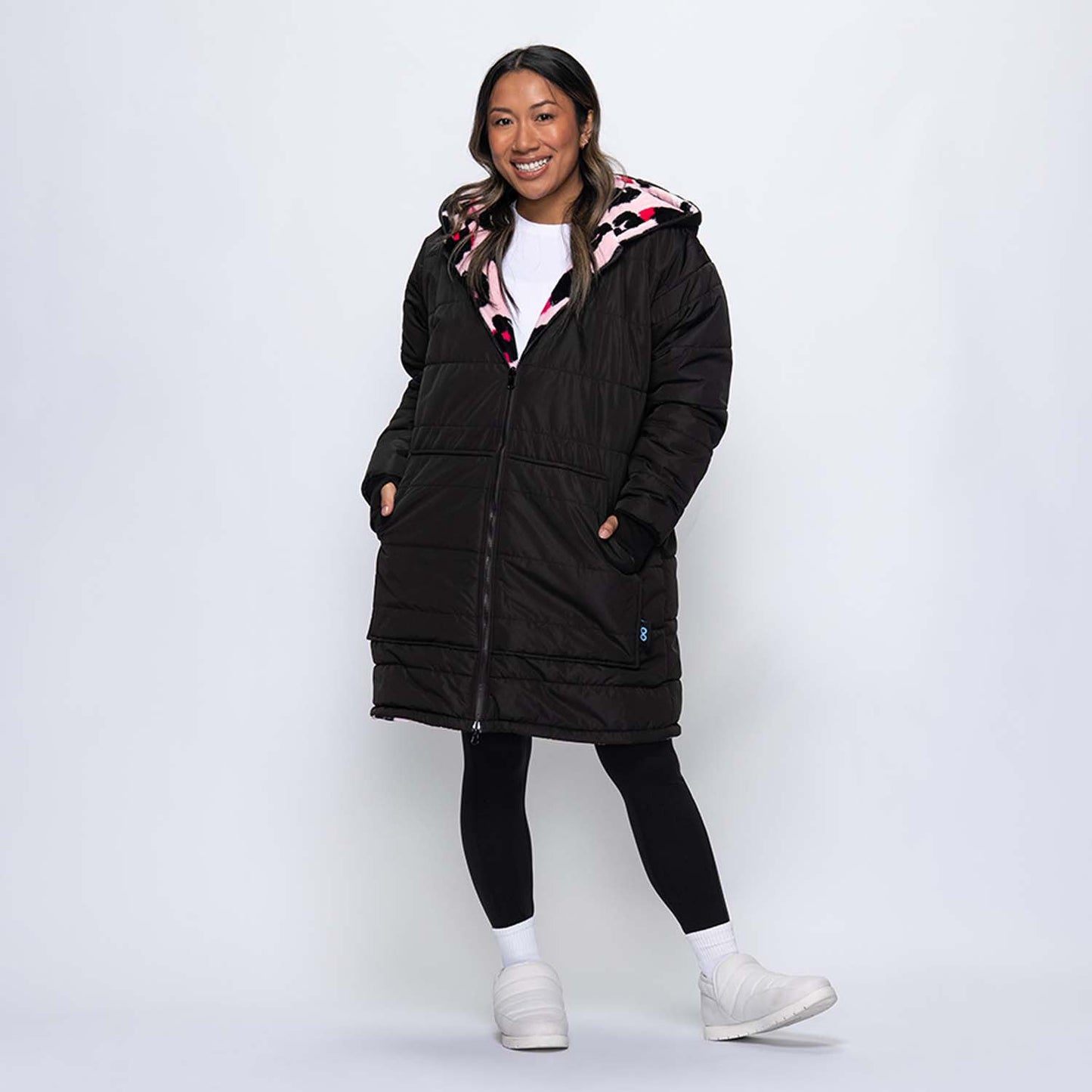 Black/Pink Leopard Print