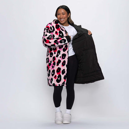 Black/Pink Leopard Print