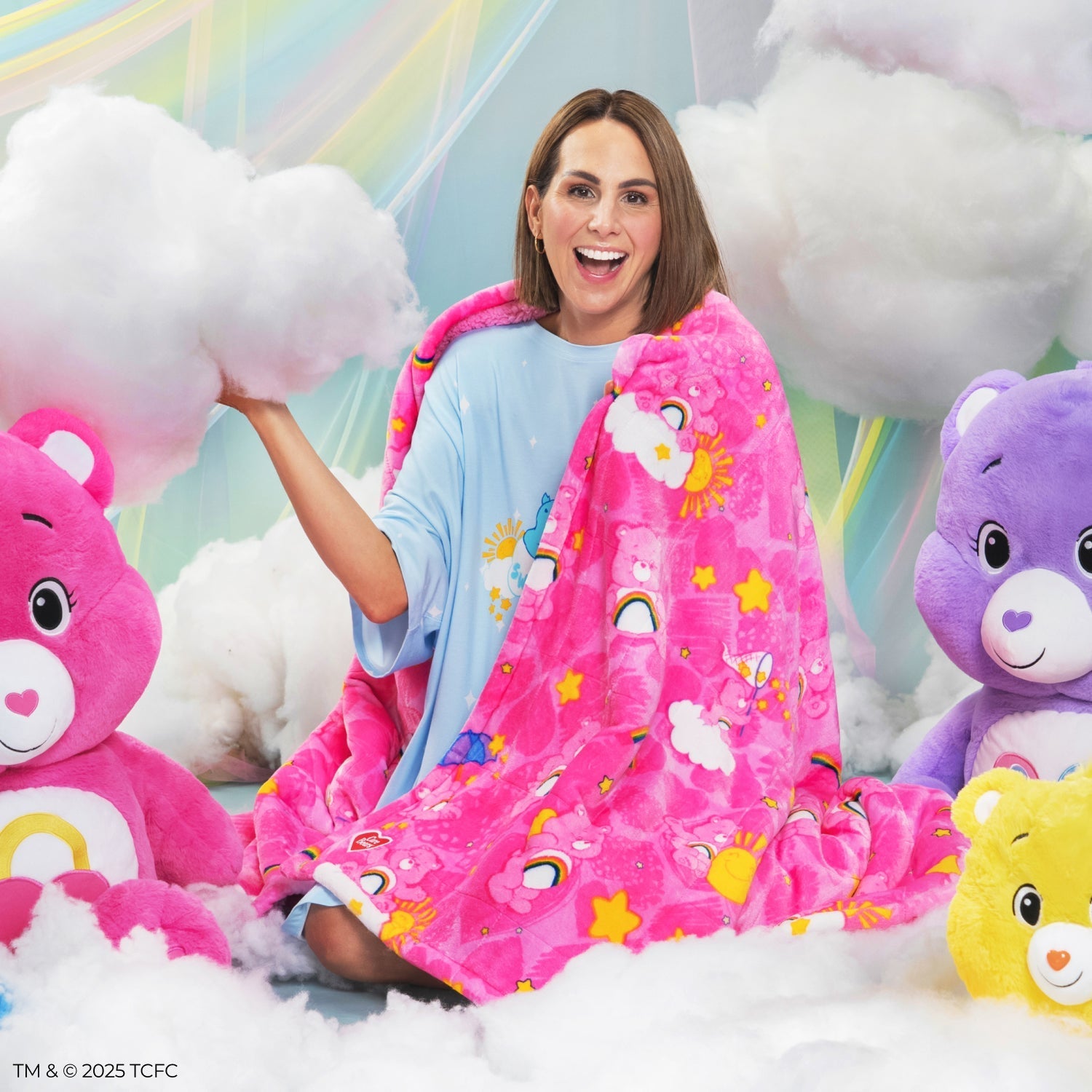 Care Bears™ Sherpa Blanket Licensed – The Oodie Canada