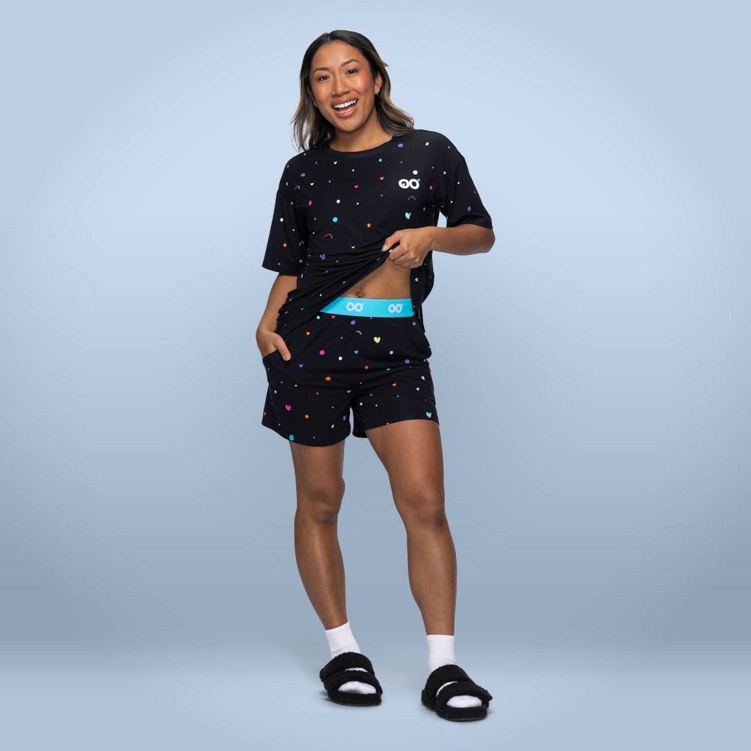 size: Sonya is 5’3” wearing a size S/M
