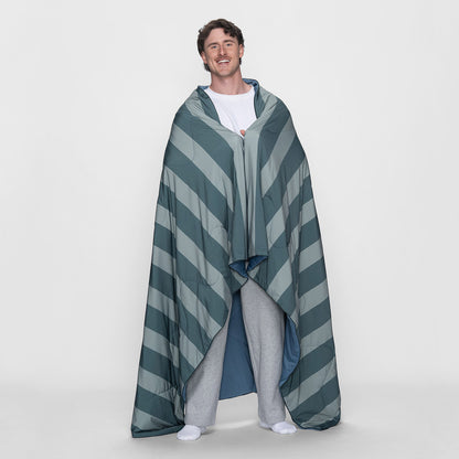 Green/Navy Stripe