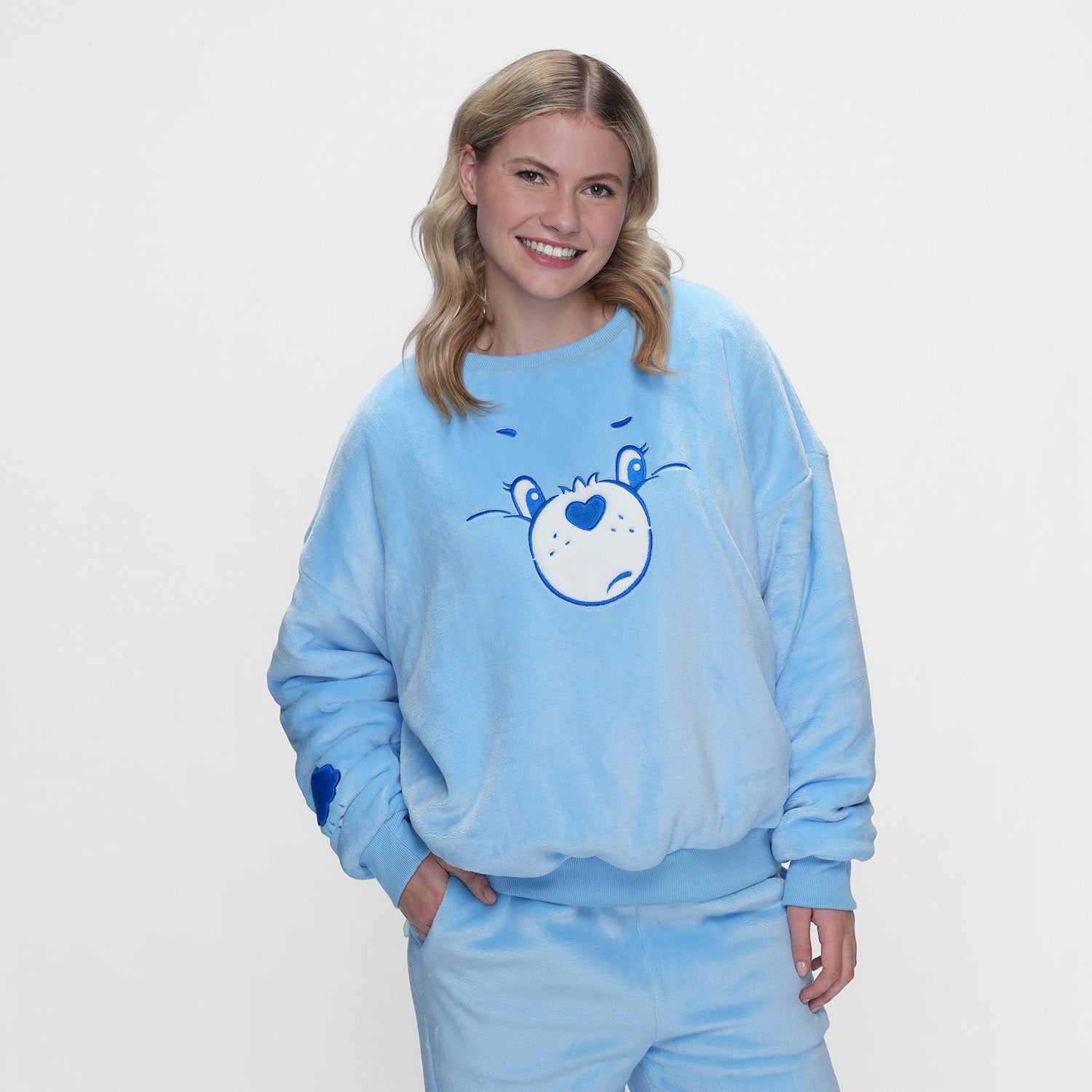 Care Bears Grumpy Sherpa Sweat Licensed – The Oodie Canada