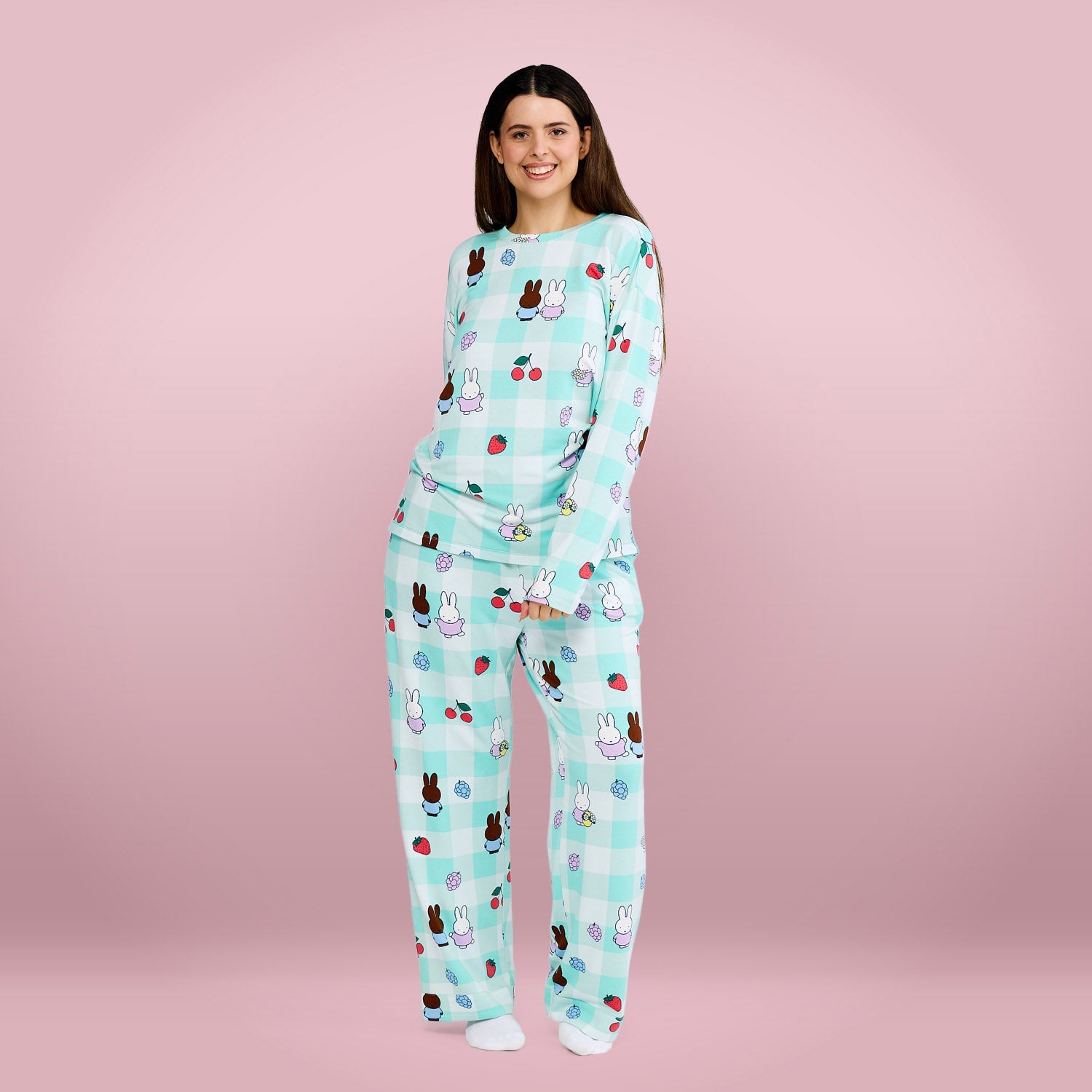 Miffy Fruit Warming Long Sleeve Pyjama Top Licensed – The Oodie Canada