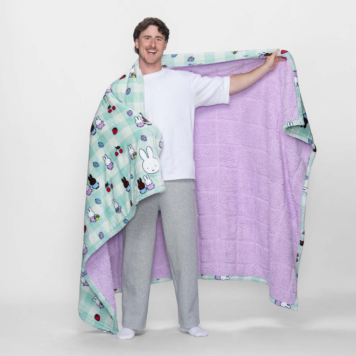 Miffy Fruit Sherpa Blanket Licensed – The Oodie Canada