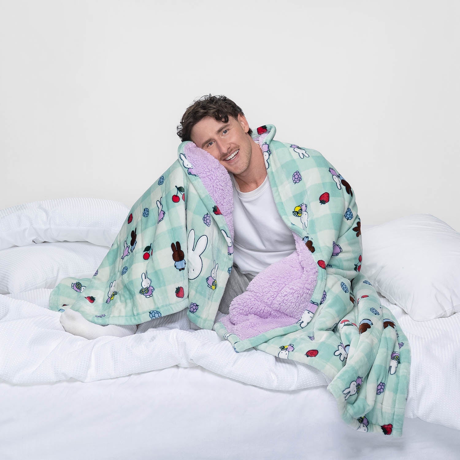 Miffy Fruit Sherpa Blanket Licensed – The Oodie Canada