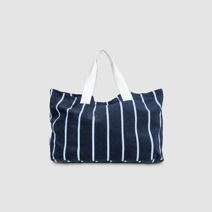 Navy Pin Stripe