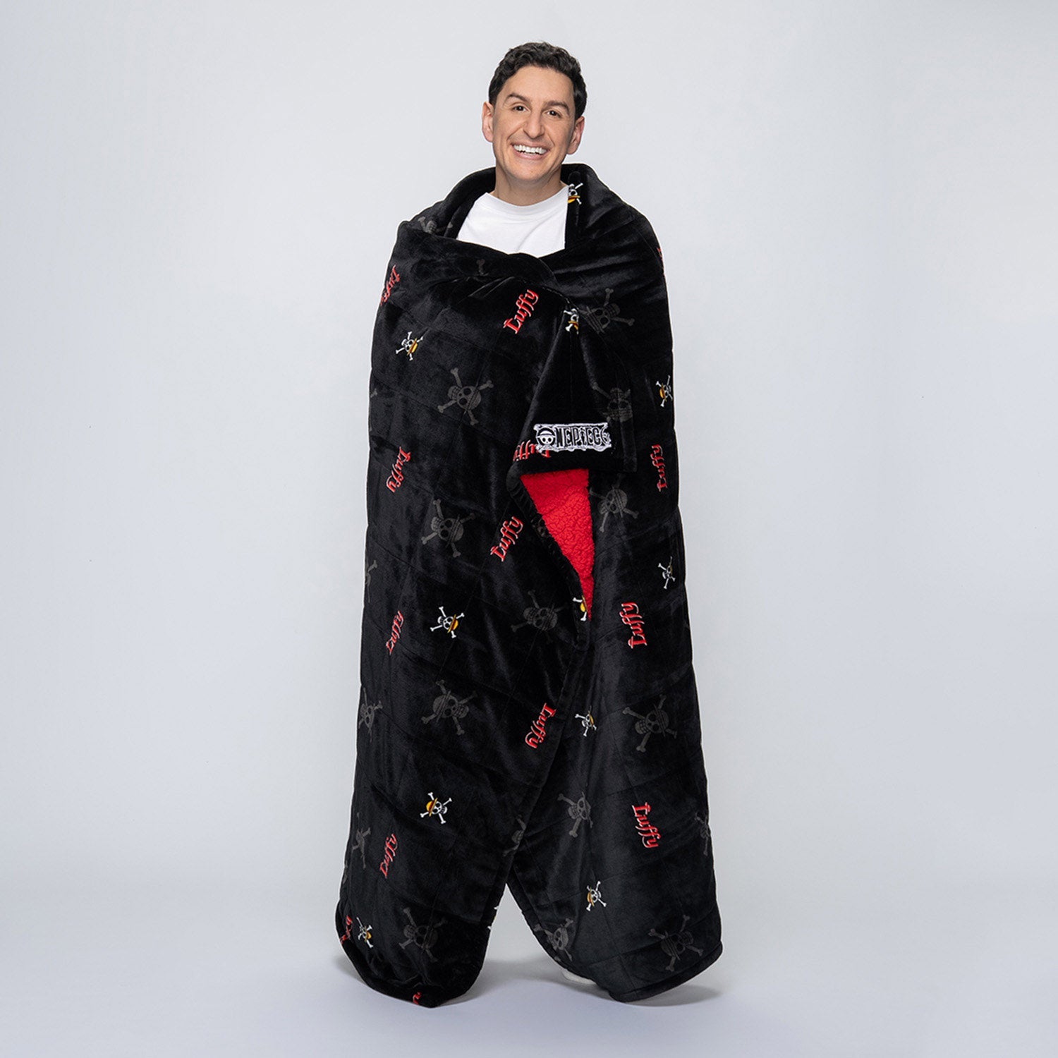 One Piece Luffy Sherpa Blanket Licensed – The Oodie Canada