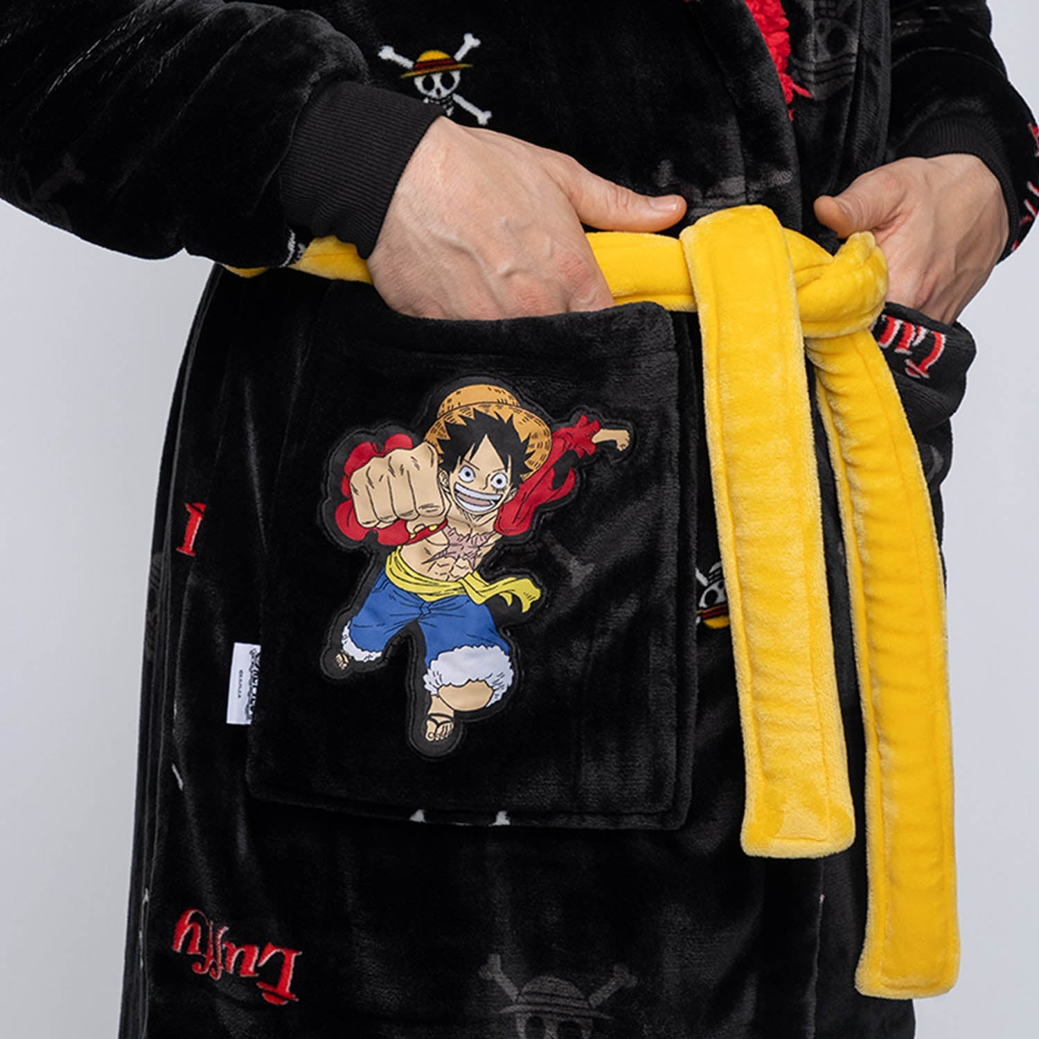 One Piece Luffy Sherpa Robe Licensed – The Oodie Canada