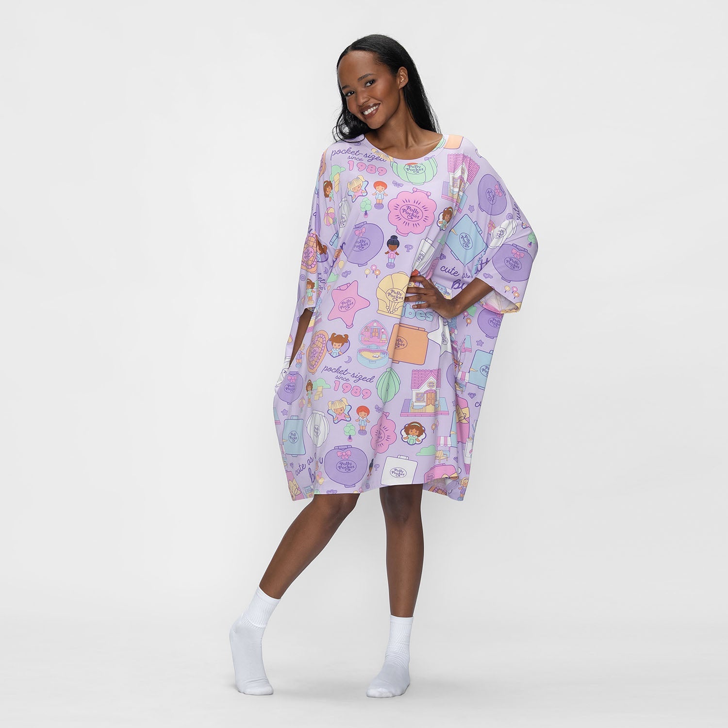 Polly Pocket Pollyville Sleep Tee Licensed – The Oodie Canada