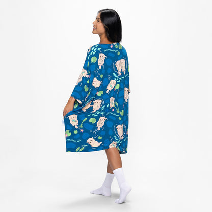 size: Yeryn is 5′5″ wearing a size OSFM