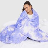 Purple Tie-Dye Oodie Weighted Blanket