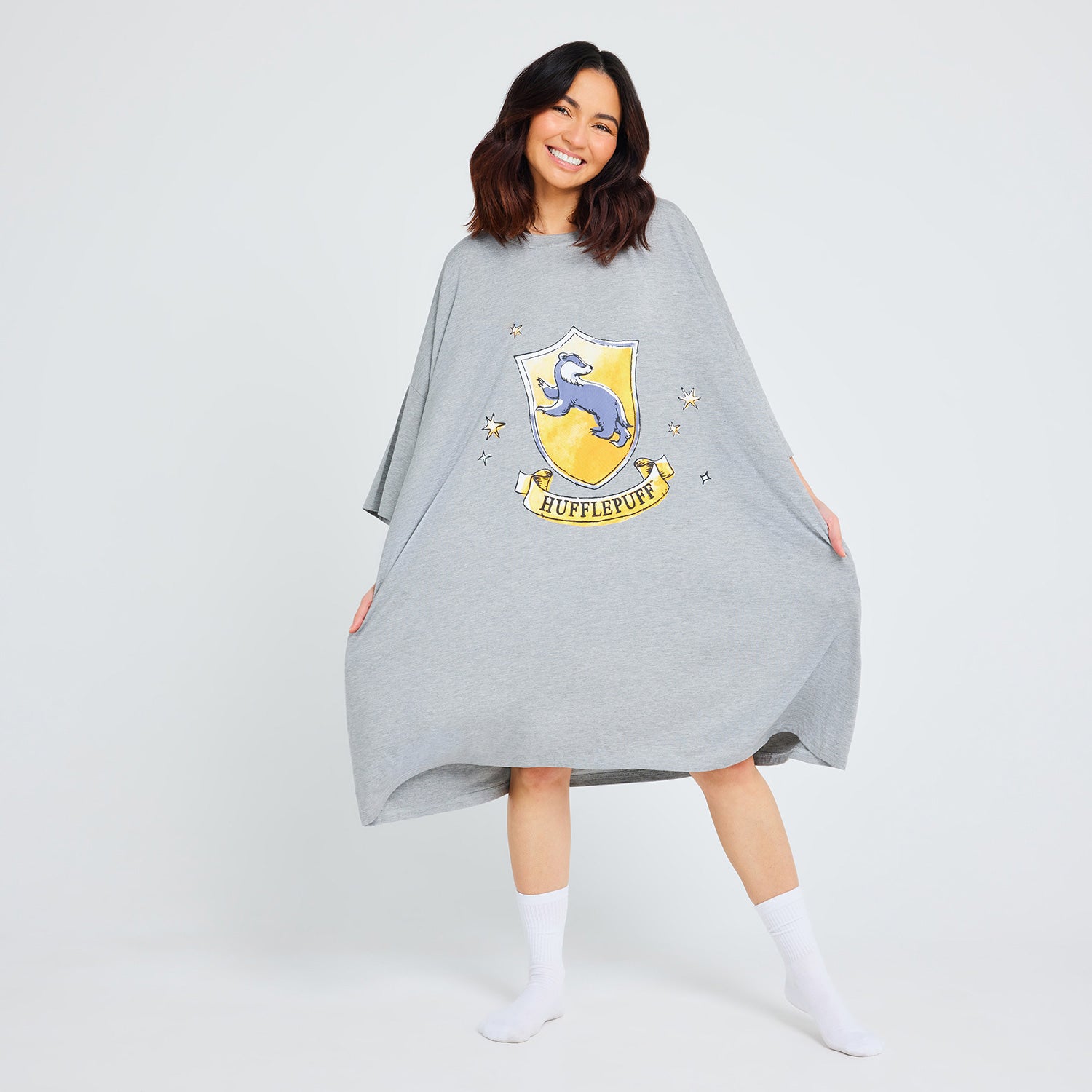 Harry Potter Hufflepuff Oodie Sleep Tee The Oodie Canada