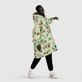 Fruit & Veg Zip Through Outdoor Oodie