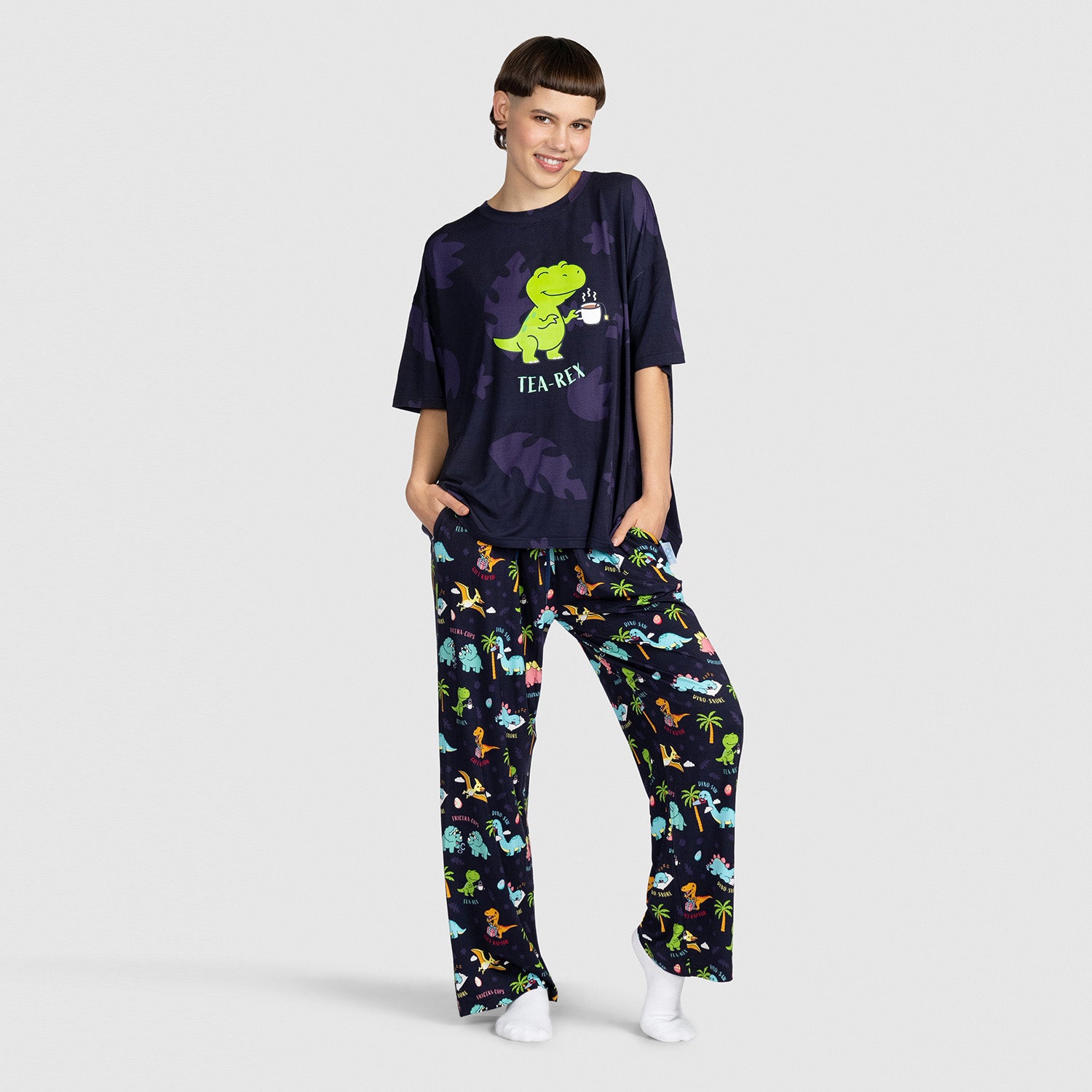 Unisex dinosaur pajamas sale