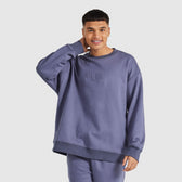 Relaxed Cotton Fleece Crew