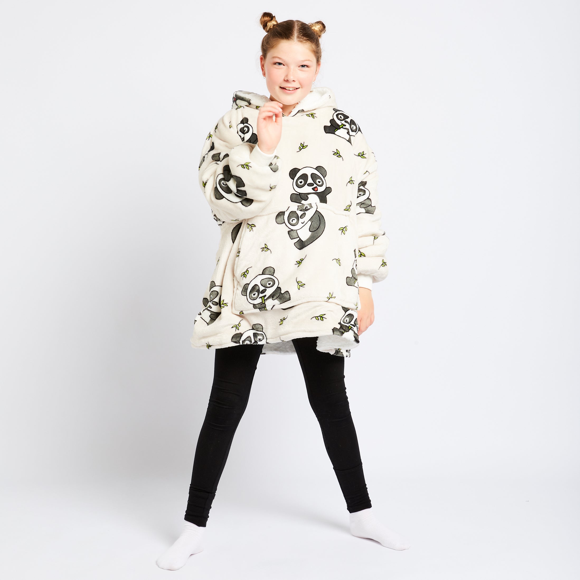 Kids 2024 panda hoodie