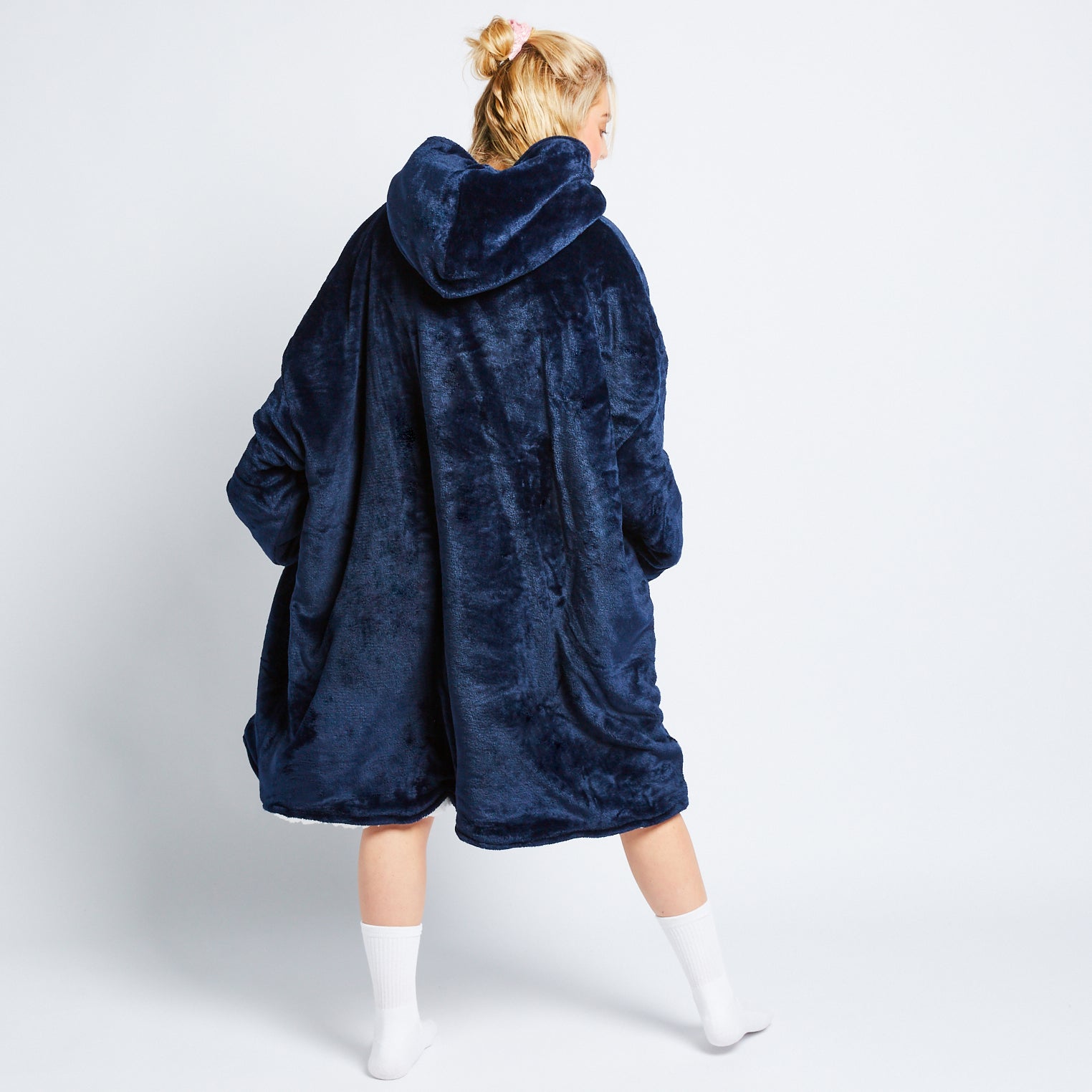 The Oodie Navy Oodie Hooded Blanket